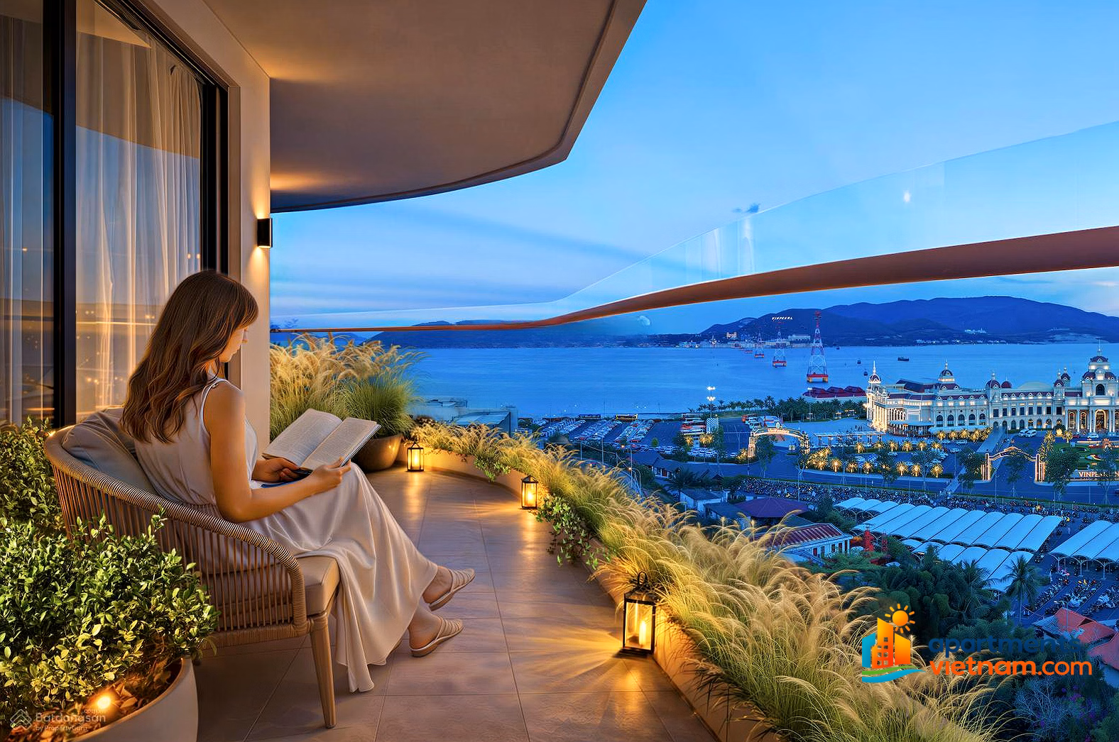 Exclusive Pair of Townhouses on the 10th floor with Tran Phu Beach View, long-term ownership by Mr. Nguyen OceanFront Horizon