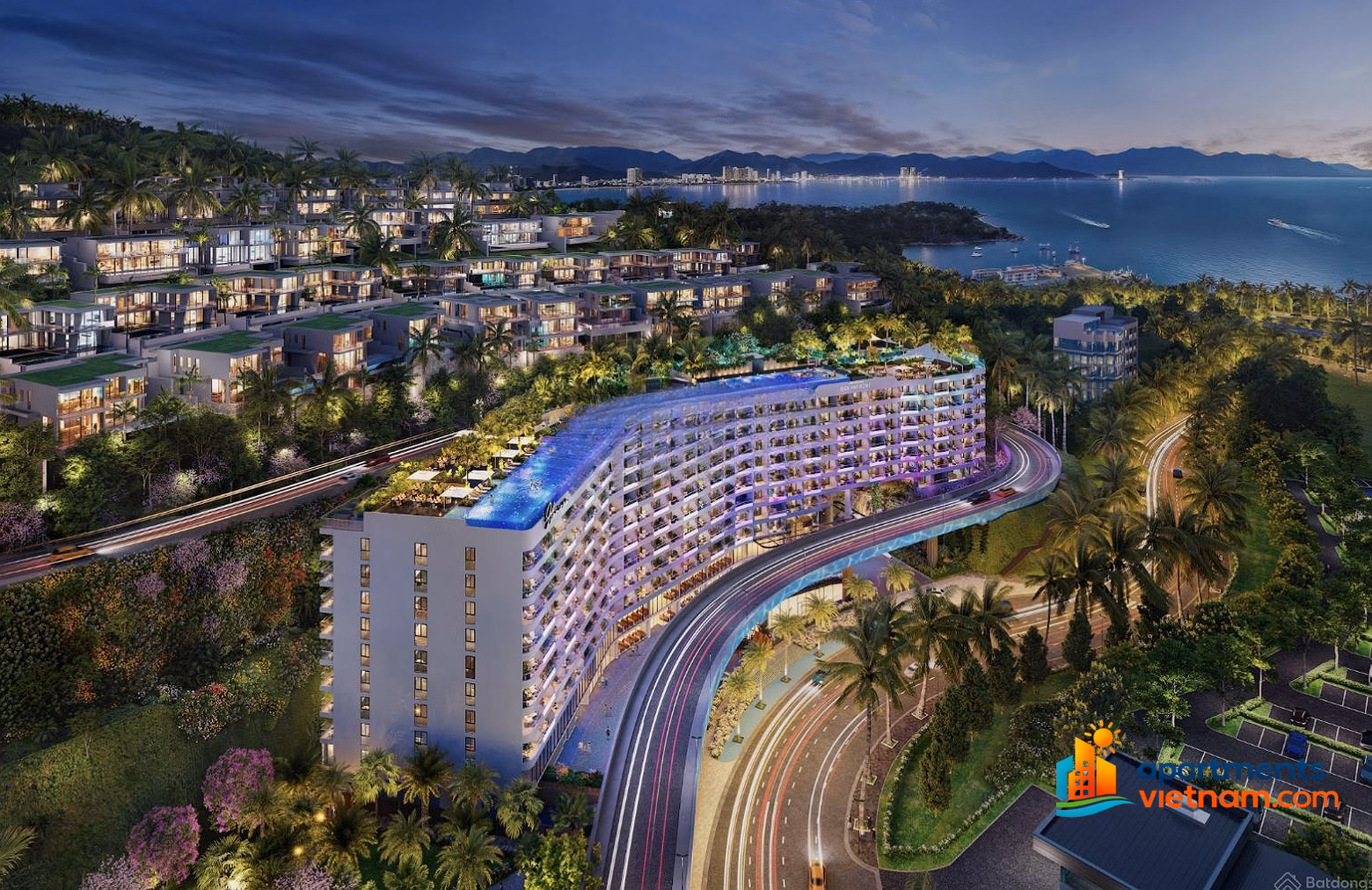Exclusive Pair of Townhouses on the 10th floor with Tran Phu Beach View, long-term ownership by Mr. Nguyen OceanFront Horizon