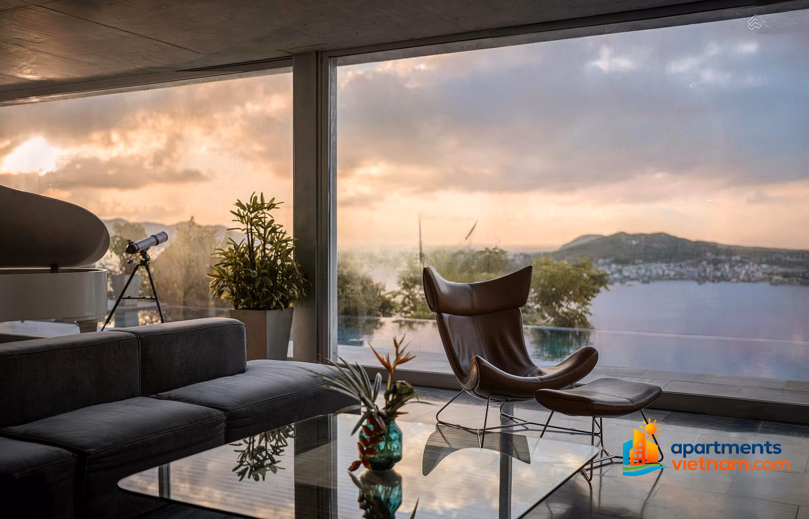 Exclusive Pair of Townhouses on the 10th floor with Tran Phu Beach View, long-term ownership by Mr. Nguyen OceanFront Horizon