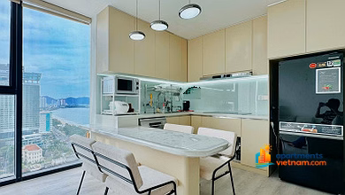 VIRGO corner apartment for sale with Nha Trang sea view. Selling price 5 billion 800, only 0913 191 ***
