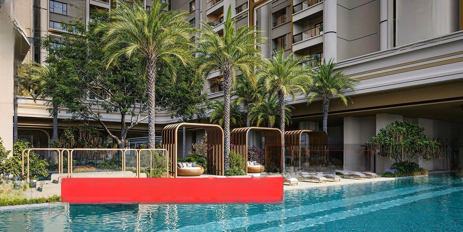 3-bedroom apartment, building A, 136m2, price 14 billion, Southeast balcony, park view, Le Parc Place - ParkCity