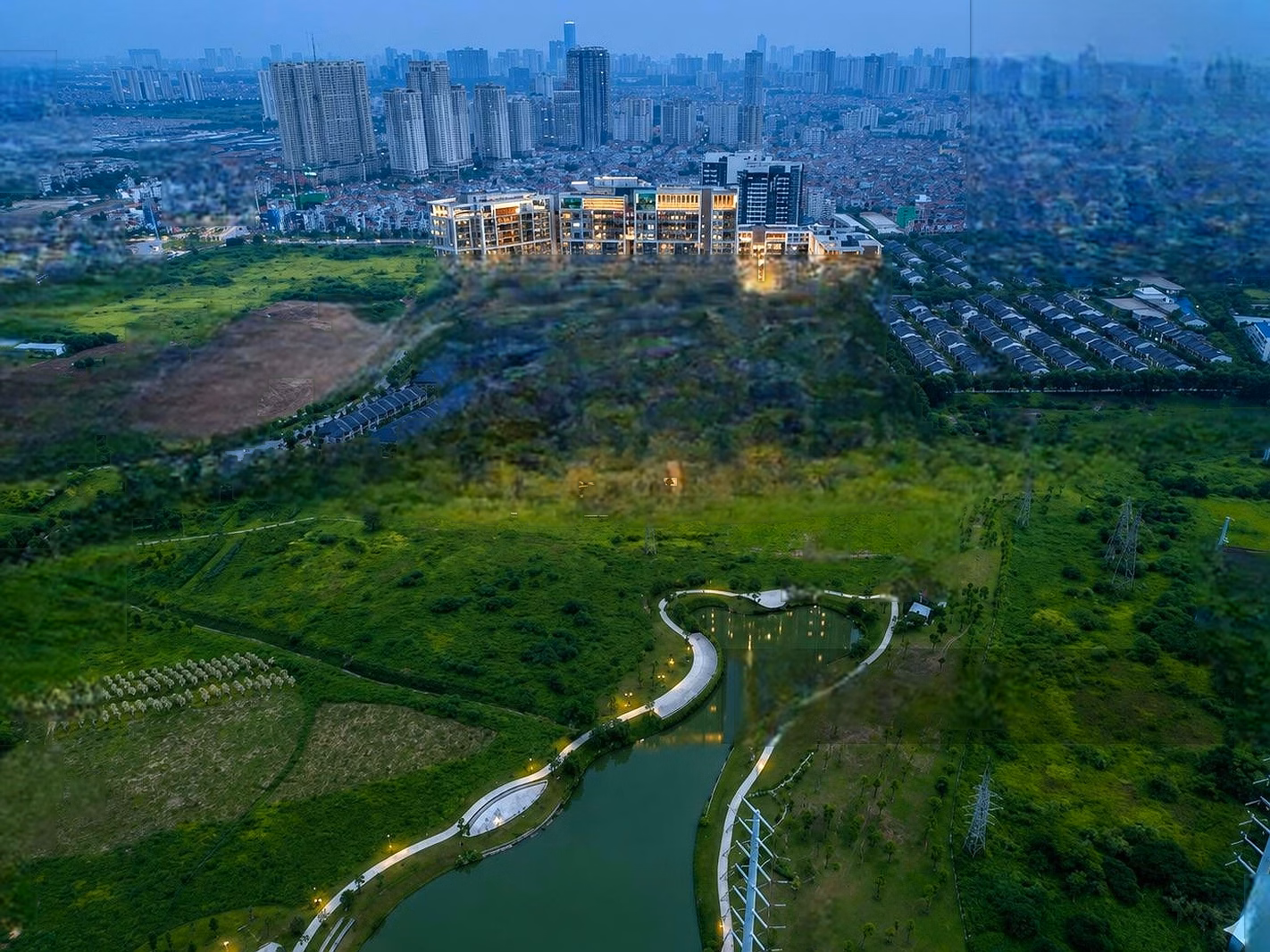 3-bedroom apartment, building A, 136m2, price 14 billion, Southeast balcony, park view, Le Parc Place - ParkCity
