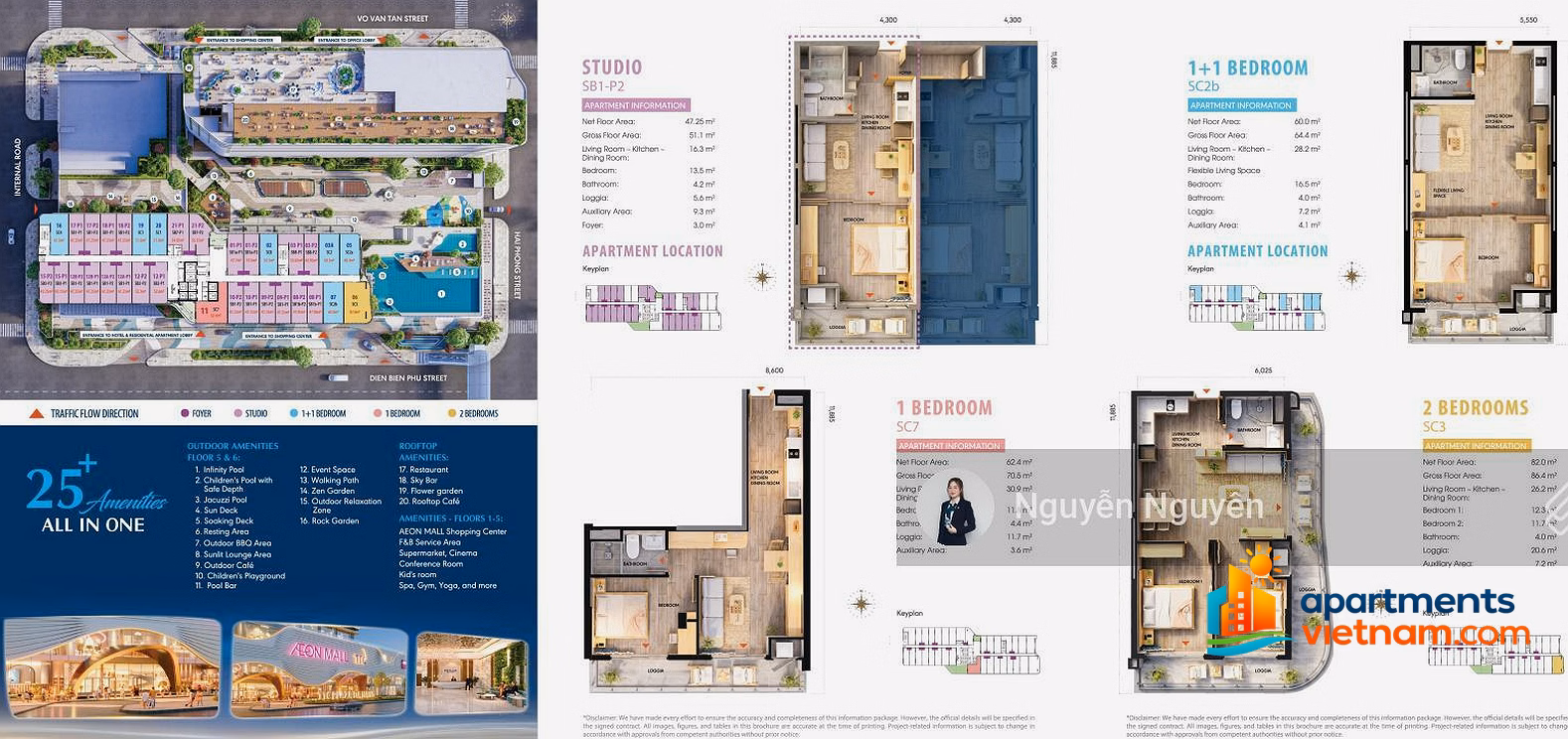 TTC Plaza Danang apartment (on Aeon Mall) - price from 2.3 billion - ready for immediate handover
