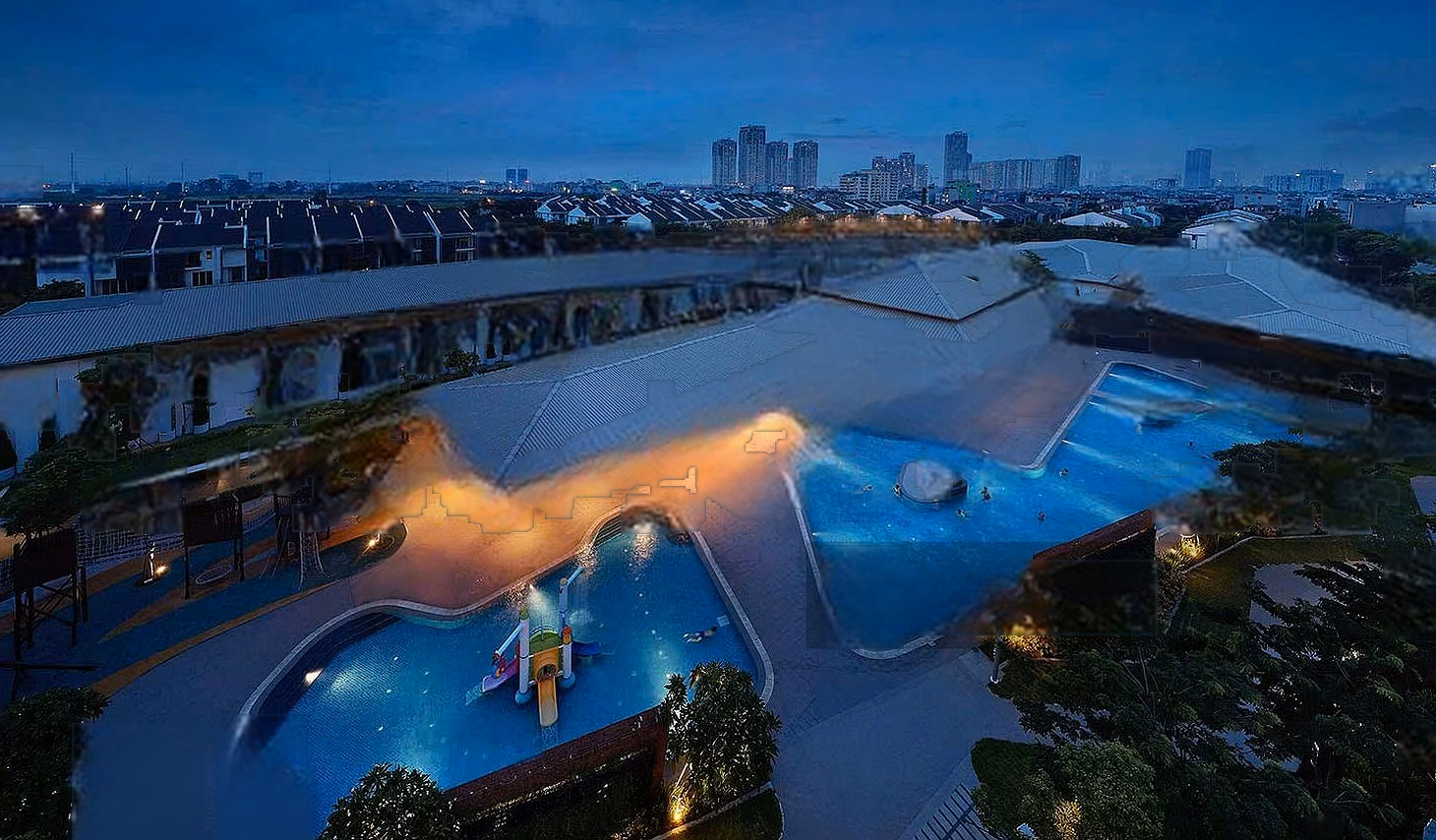 4-bedroom apartment, building B, 163m2, price 16.5 billion, southwest balcony, park view, Le Parc Place - ParkCity
