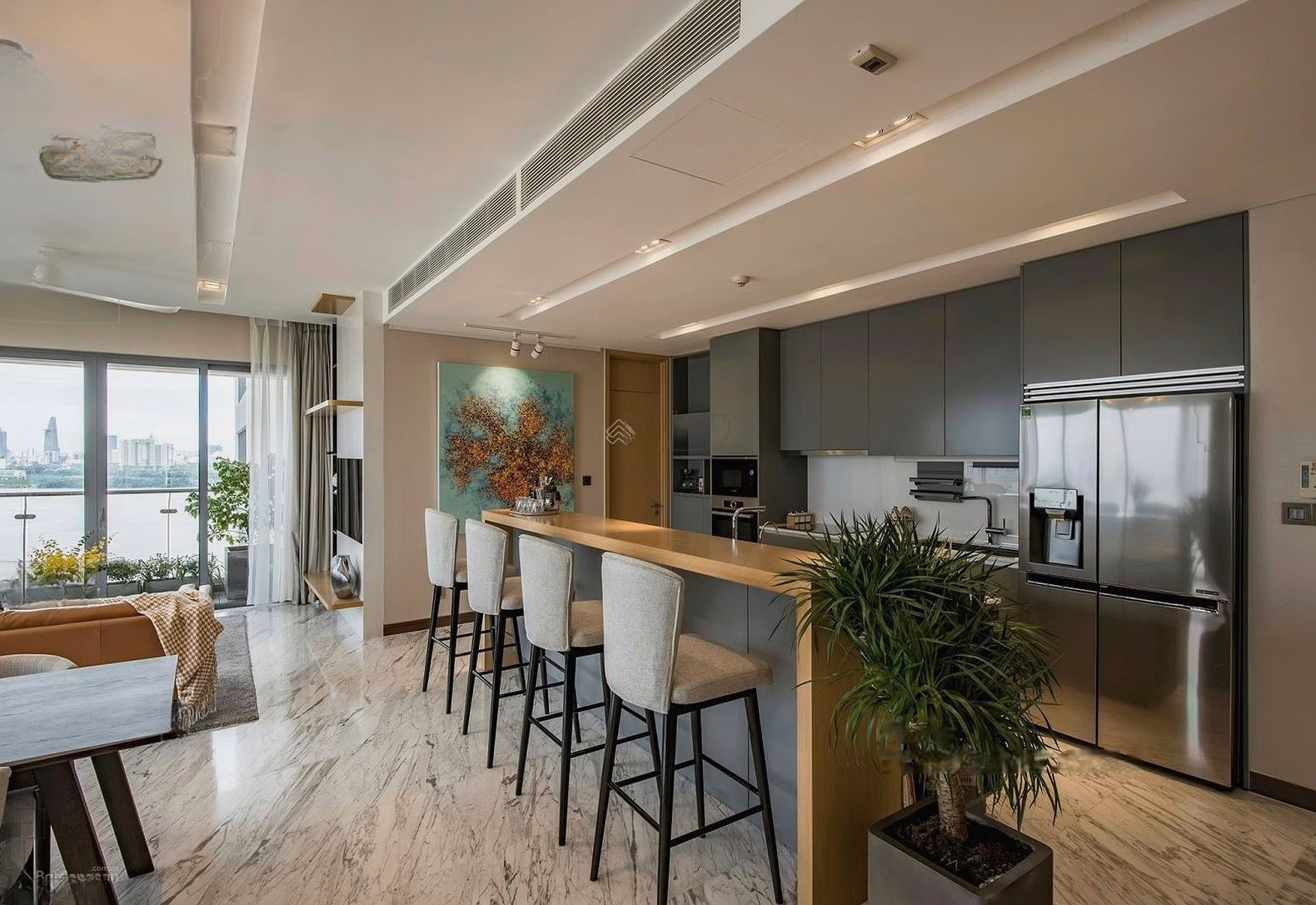 Full shopping cart for rent on Diamond Island 07/2026 - no fake price posted from 1 bedroom to 4 bedroom-villa, full options