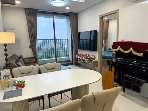 2-bedroom apartment for rent, area 77.5m2, Khai Son apartment, full electronics