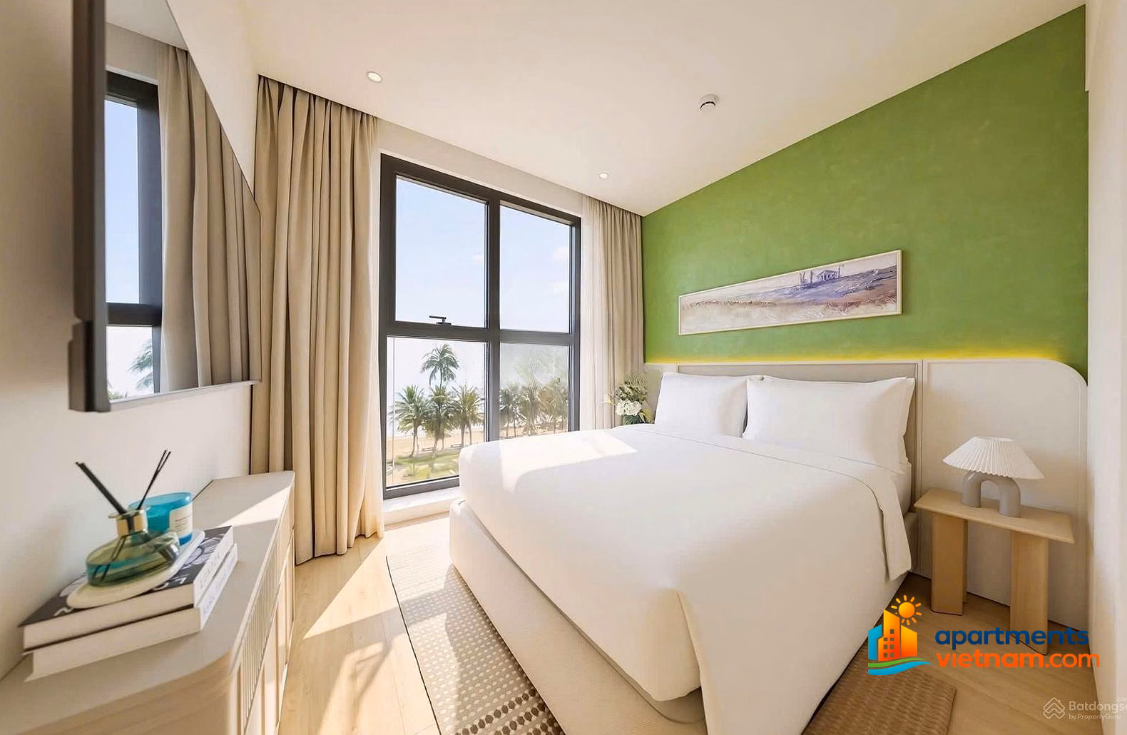 Only 2 billion,439 early payment price for diplomatic rate 1 bedroom + Onsen 3 Sun Group - O30615