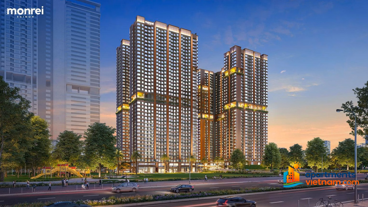 Monrei Saigon 10 diplomatic apartments, 15% payment, 24-month installment support, 5-year original grace period