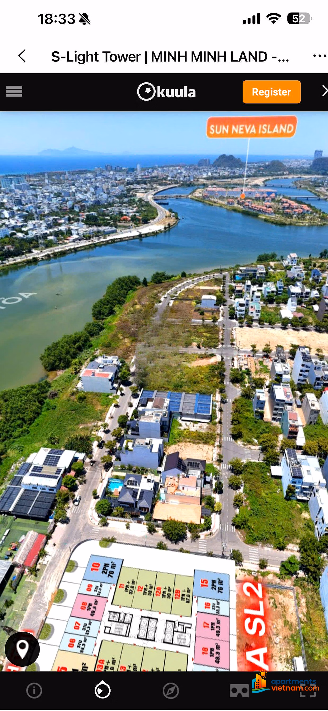 Only 1.6 billion owns apartment S - Light Tower Da Nang with million dollar view, discount up to 19.5%