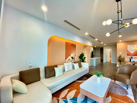 Mipec Rubik 360 apartment for rent, basic or fully furnished, fully furnished
