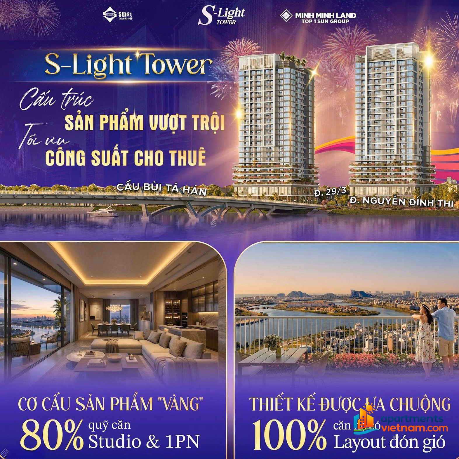 2-bedroom apartment in Da Nang - Pay only 799 million to own immediately