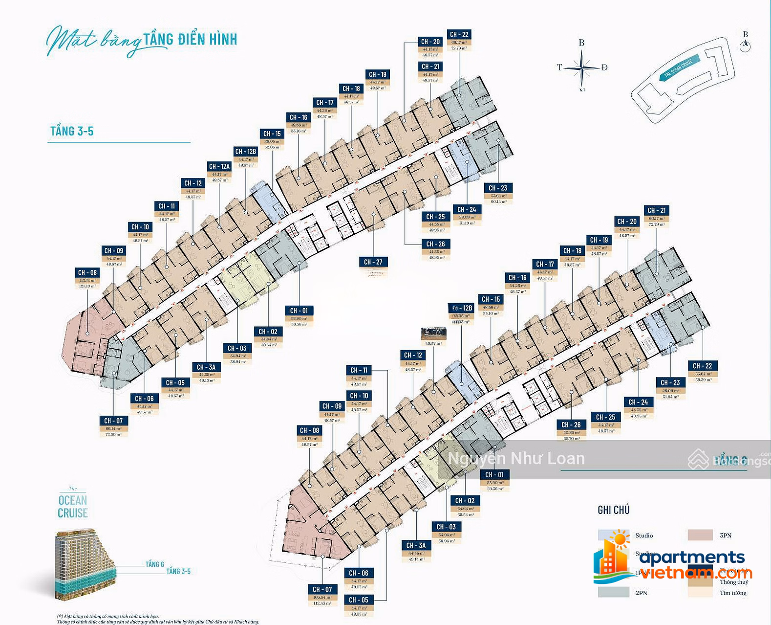 [Beautiful apartment]- Meypearl Harmony only 2.9 billion to own a 2 bedroom/2 bathroom apartment with pool view - Long-term ownership, delivery in 2027
