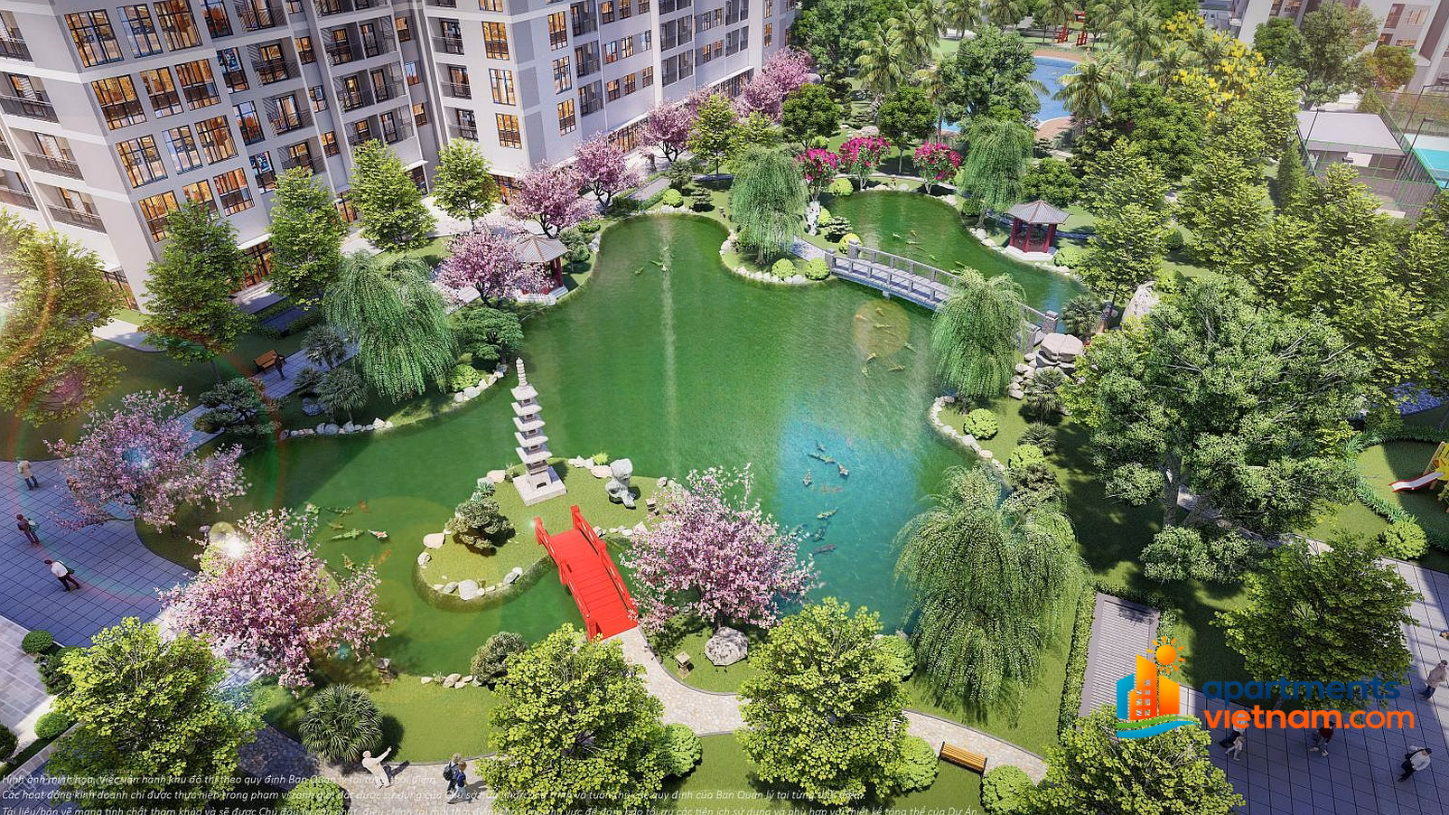 Instant discount of 2 billion to own a 70m2 corner apartment with super beautiful Japanese Garden view bought from the investor, payment schedule extended