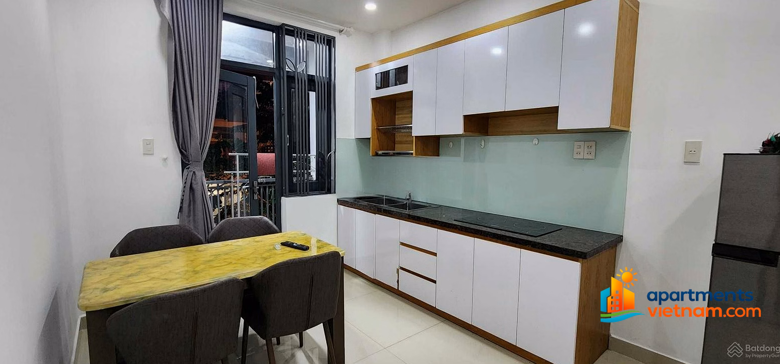 55m2 apartment for rent with airy balcony, fully furnished at VCN Phuoc Hai Nha Trang urban area