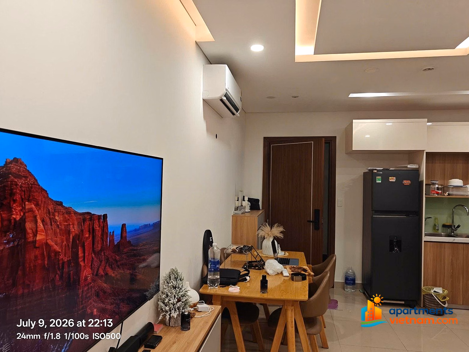 Apartment for rent 40 m2, 1 bedroom, 1 bathroom, fully furnished, CT2 VCN Phuoc Long, price 10 million/month