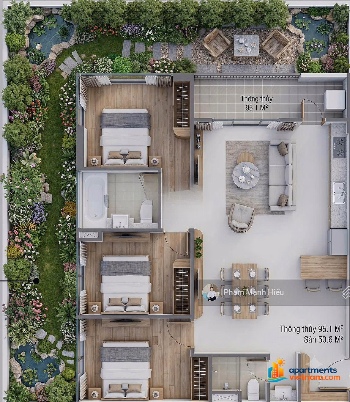 Own a luxury apartment at S-Light Tower Da Nang - 3 million-dollar views - High discount