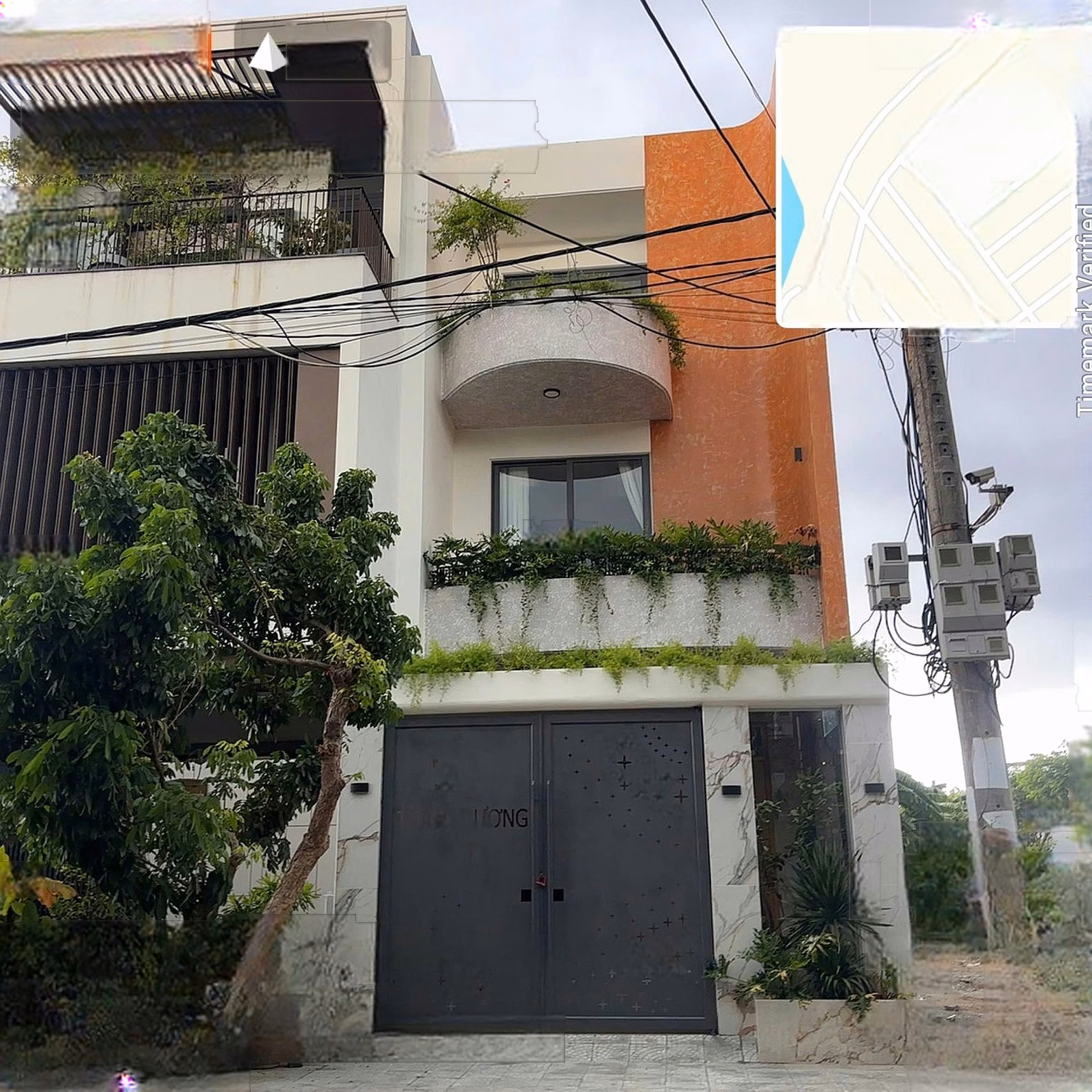 Modern new house for sale, corner of Hoa Xuan park, behind the row of Ton That Duong Ky villas, Hoa Xuan
