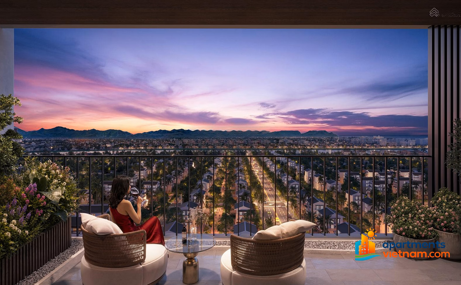 1 Bedroom Apartment Fund 1 Bedroom+ Fireworks View at FourS Tower, Da Nang, good investment price!