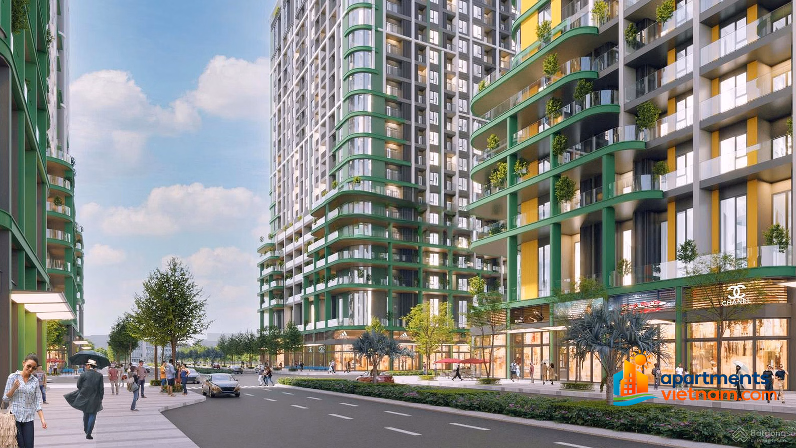 2-bedroom garden apartment DA FourS Tower Da Nang, price includes VAT and maintenance fee of 3.9 billion. NH support available