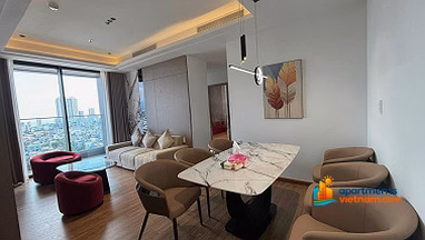 Panoma apartment for rent 1 bedroom+ 48.6m2 20 million/month fully furnished - Southeast direction - High floor