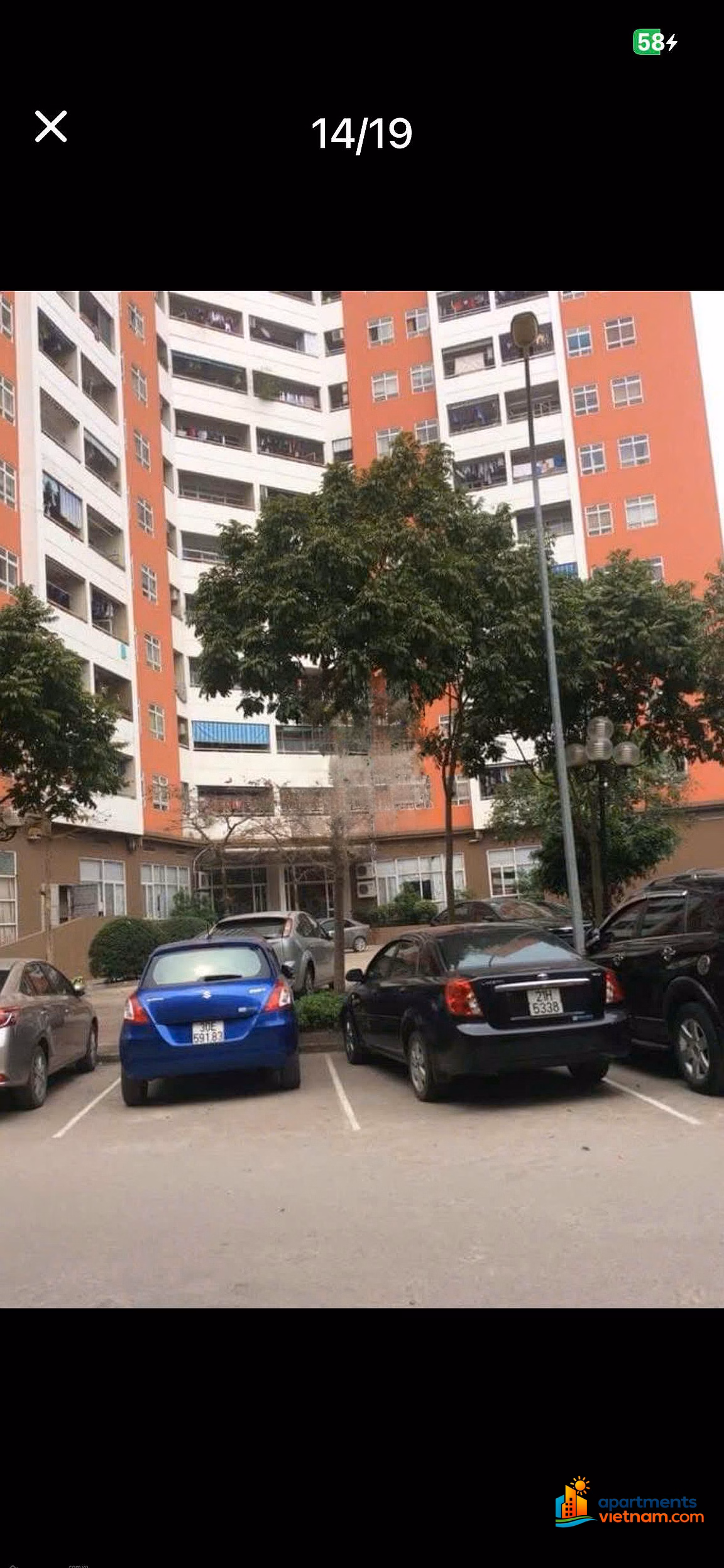 Apartment for rent with 3 bedrooms, 2 bathrooms, 115m2 on Floor 16, An Lac - Phung Khoang, price 12.5 million