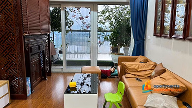 Apartment for rent with 3 bedrooms, 2 bathrooms, 115m2 on Floor 16, An Lac - Phung Khoang, price 12.5 million