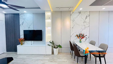 Muong Thanh Vien Trieu apartment for rent 2 bedrooms-2 bathrooms Area: 71m2 Sea view Furniture as pictured
