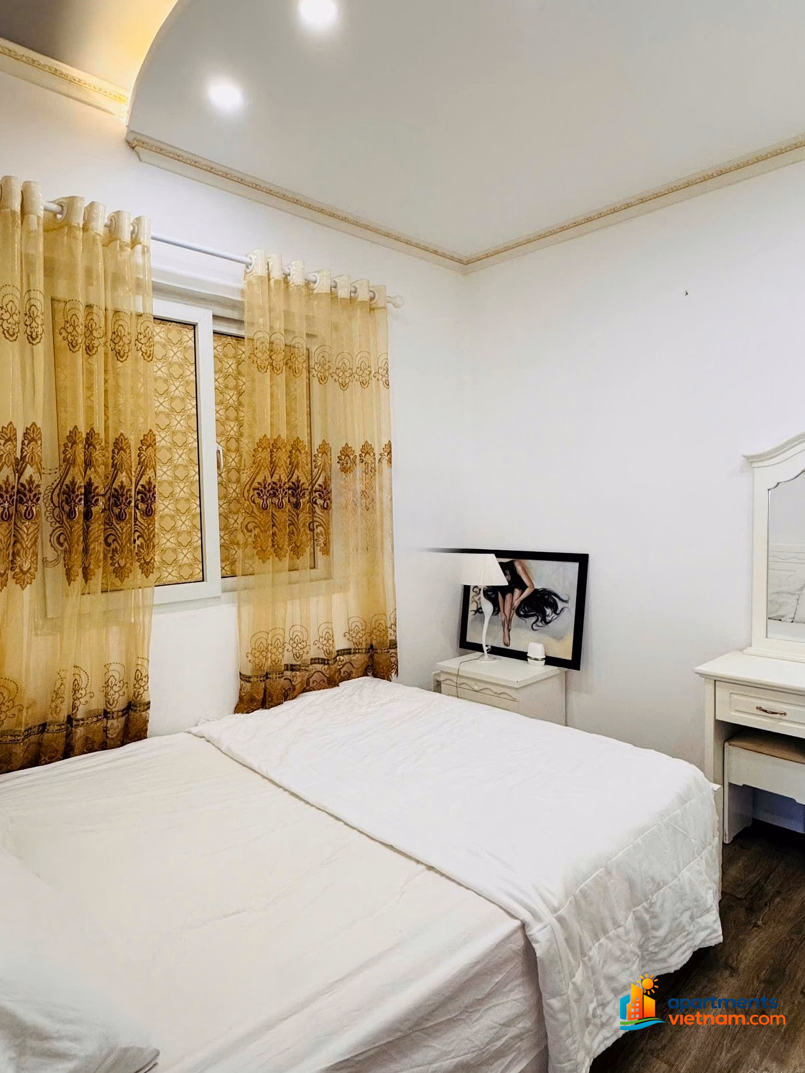 Muong Thanh Vien Trieu apartment for rent 2 bedrooms-2 bathrooms Area: 71m2 Sea view Furniture as pictured
