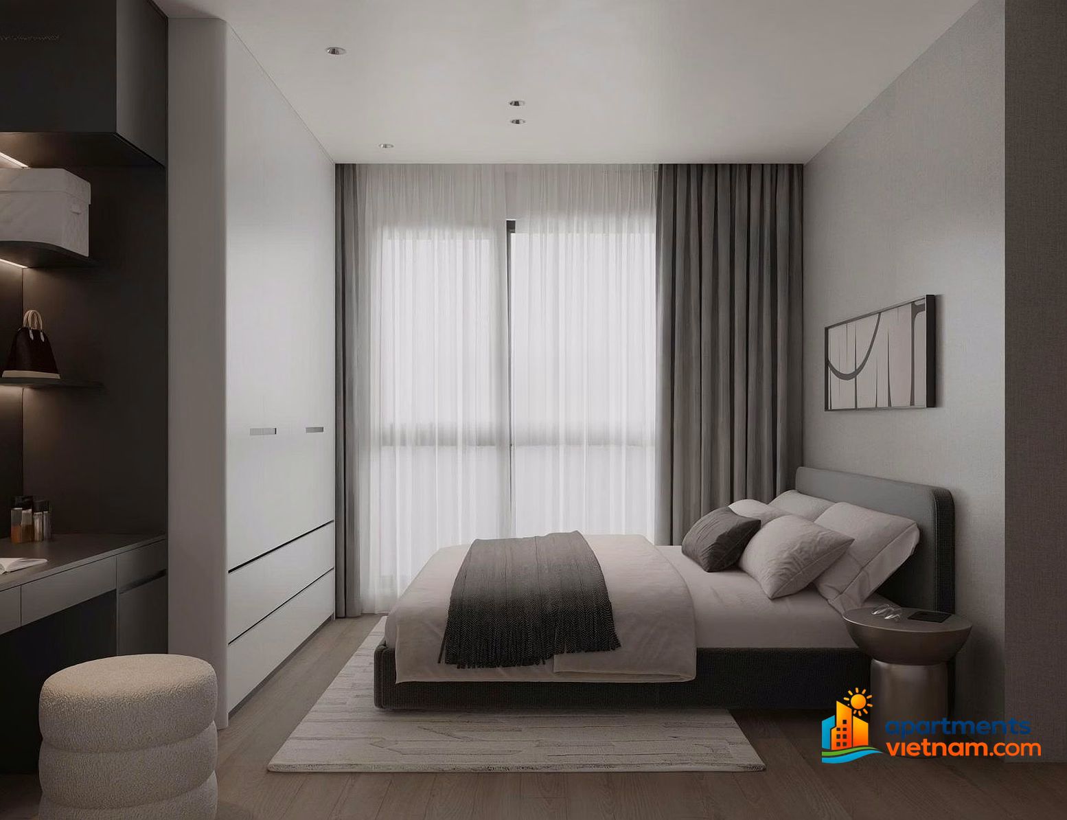 The owner sells a 3-bedroom corner apartment - 76.8m - TC1 high-class building - Vinhomes Canopy - Smart City