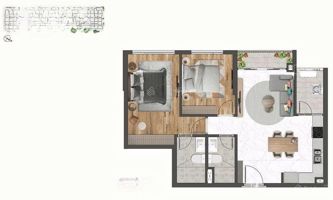 Selling 79m2, with elevated garden, beautiful view at Celesta Rise, Nguyen Huu Tho, Nha Be, HCM