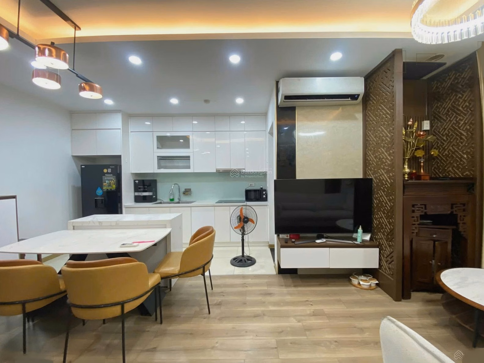 Anland Premium apartment for rent, Van Khe, Ha Dong, 12 million VND, 75m2, 3 bedrooms, 2 bathrooms, fully furnished, beautiful