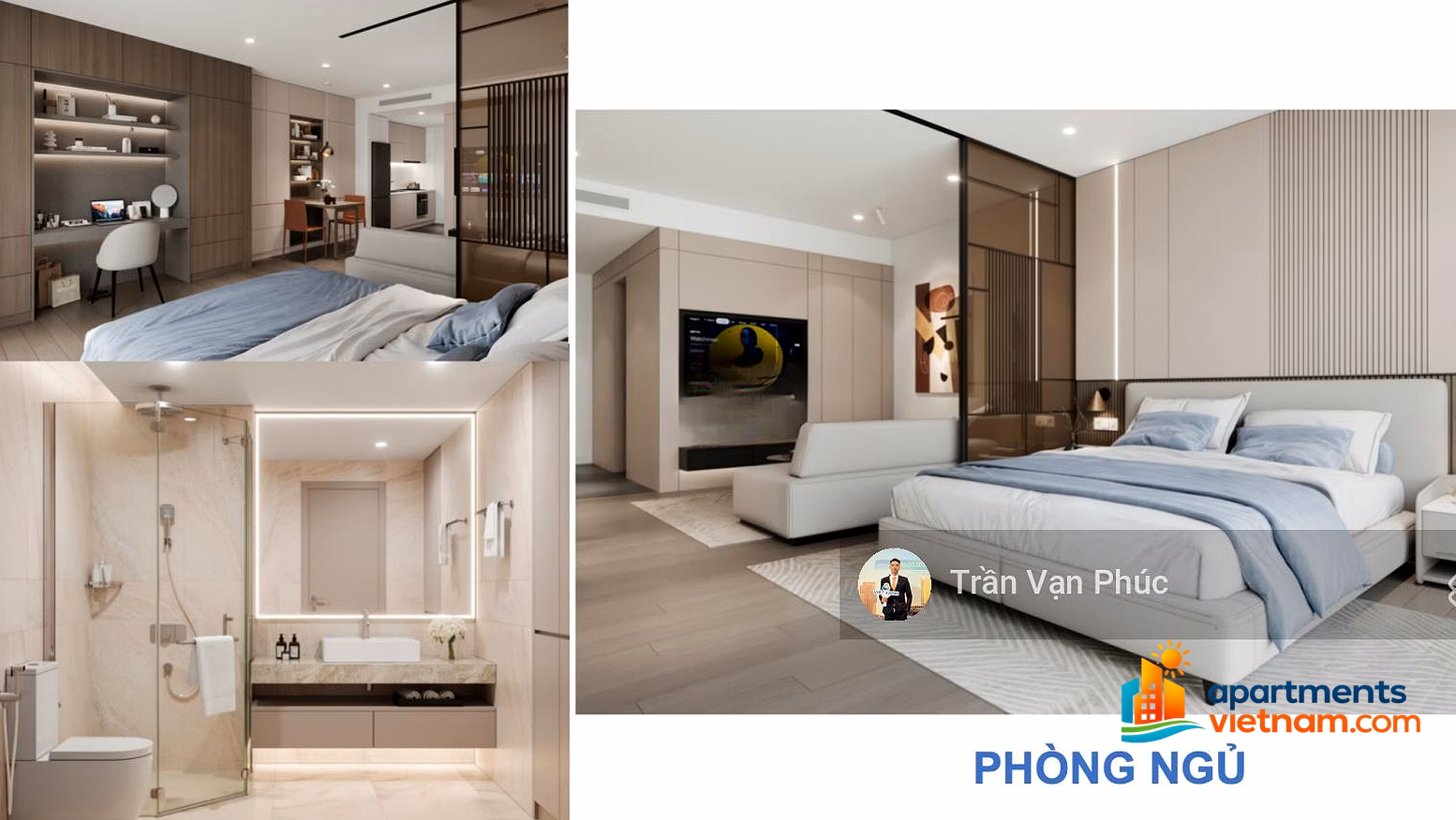 Cash flow of 30 million/month for Times Square Da Nang Studio apartment on My Khe beach, long-term ownership. Investor price