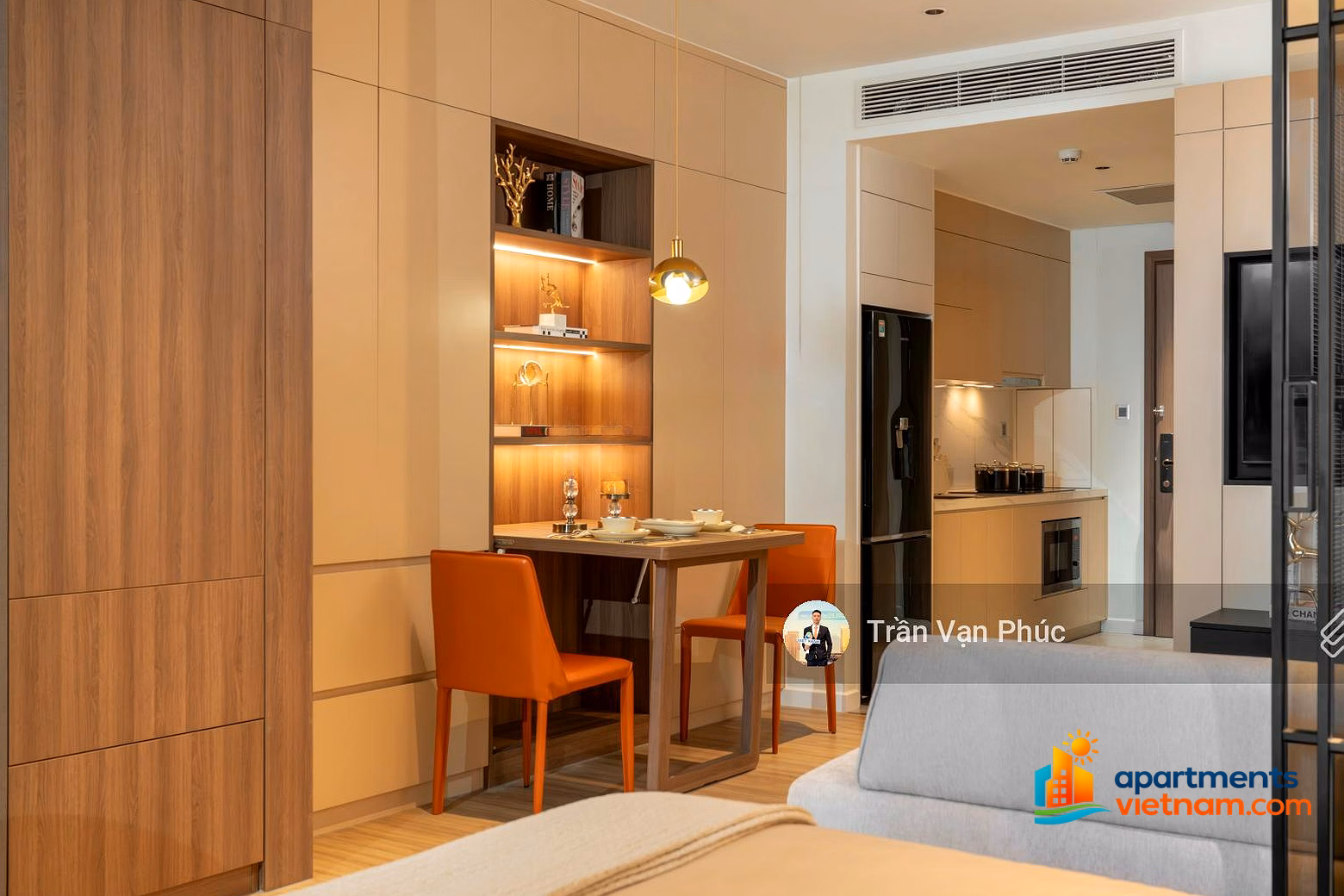 Cash flow of 30 million/month for Times Square Da Nang Studio apartment on My Khe beach, long-term ownership. Investor price