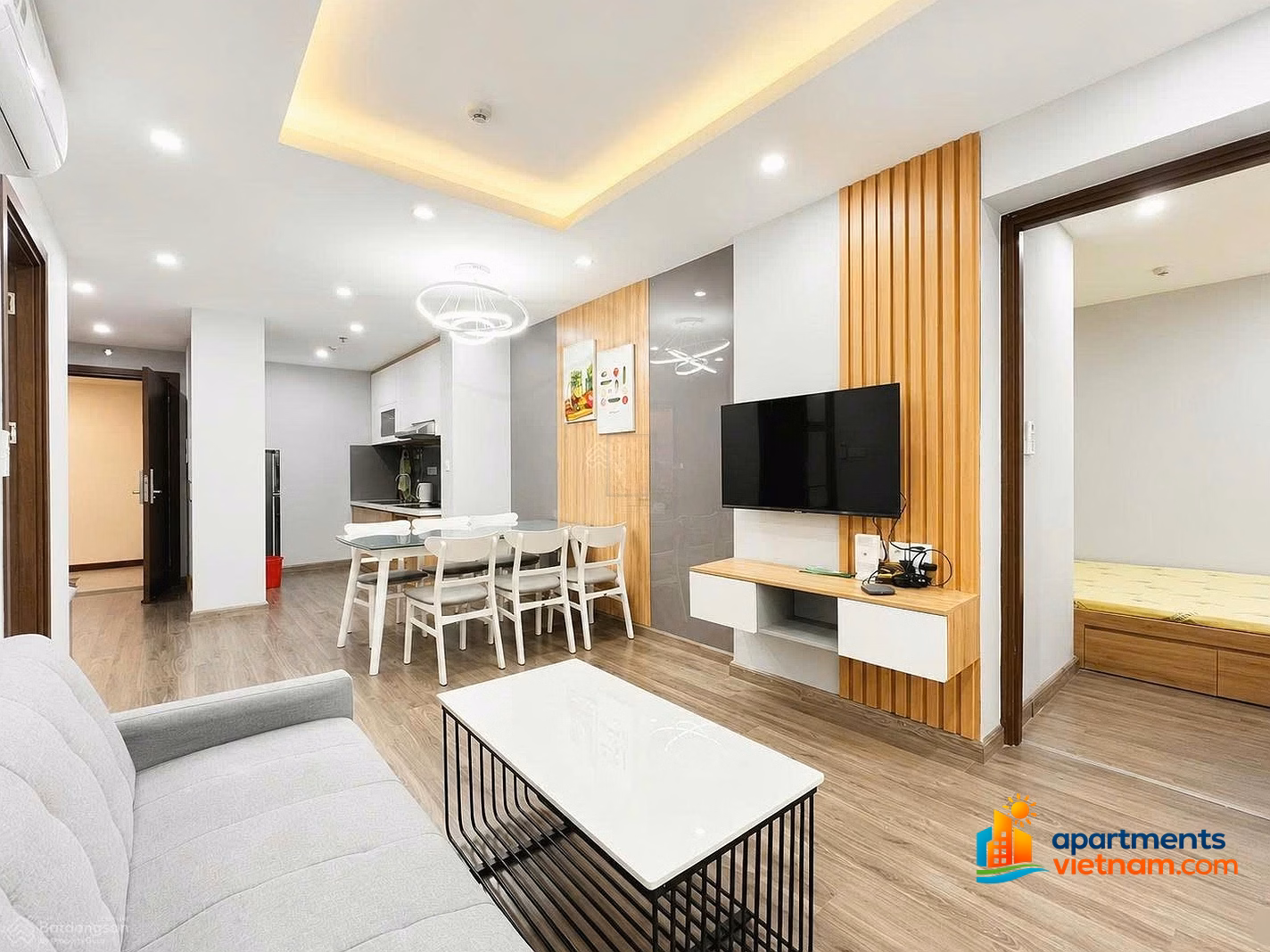 HUD Building Nha Trang 2 bedroom apartment for rent, fully furnished