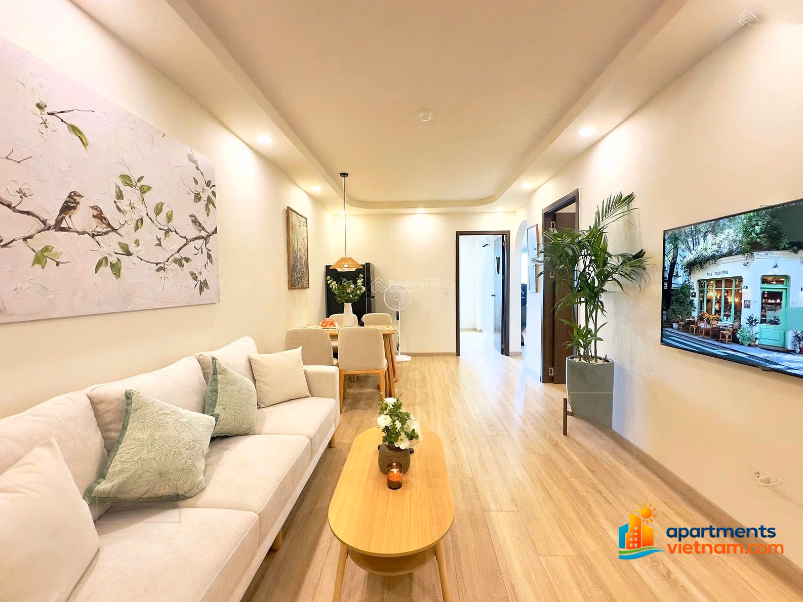 CT3 HUD Phuoc Long apartment, 2 bedrooms, fully furnished, brand new, suitable for families to bring suitcases and move in immediately