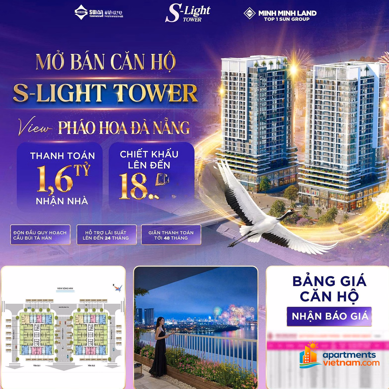 Only 1.6 billion to get an apartment right in Hoa Xuan, Da Nang