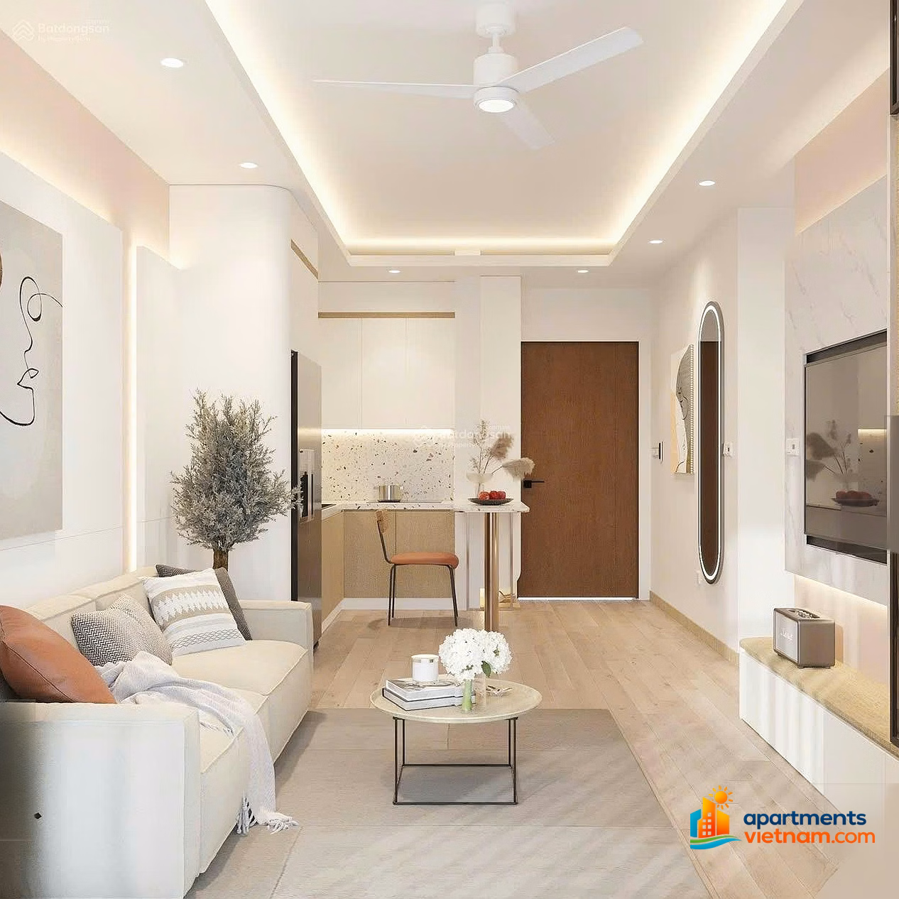 2-3 bedroom apartment for rent at The Charm An Hung, free service, car slot available. Price 10 million***