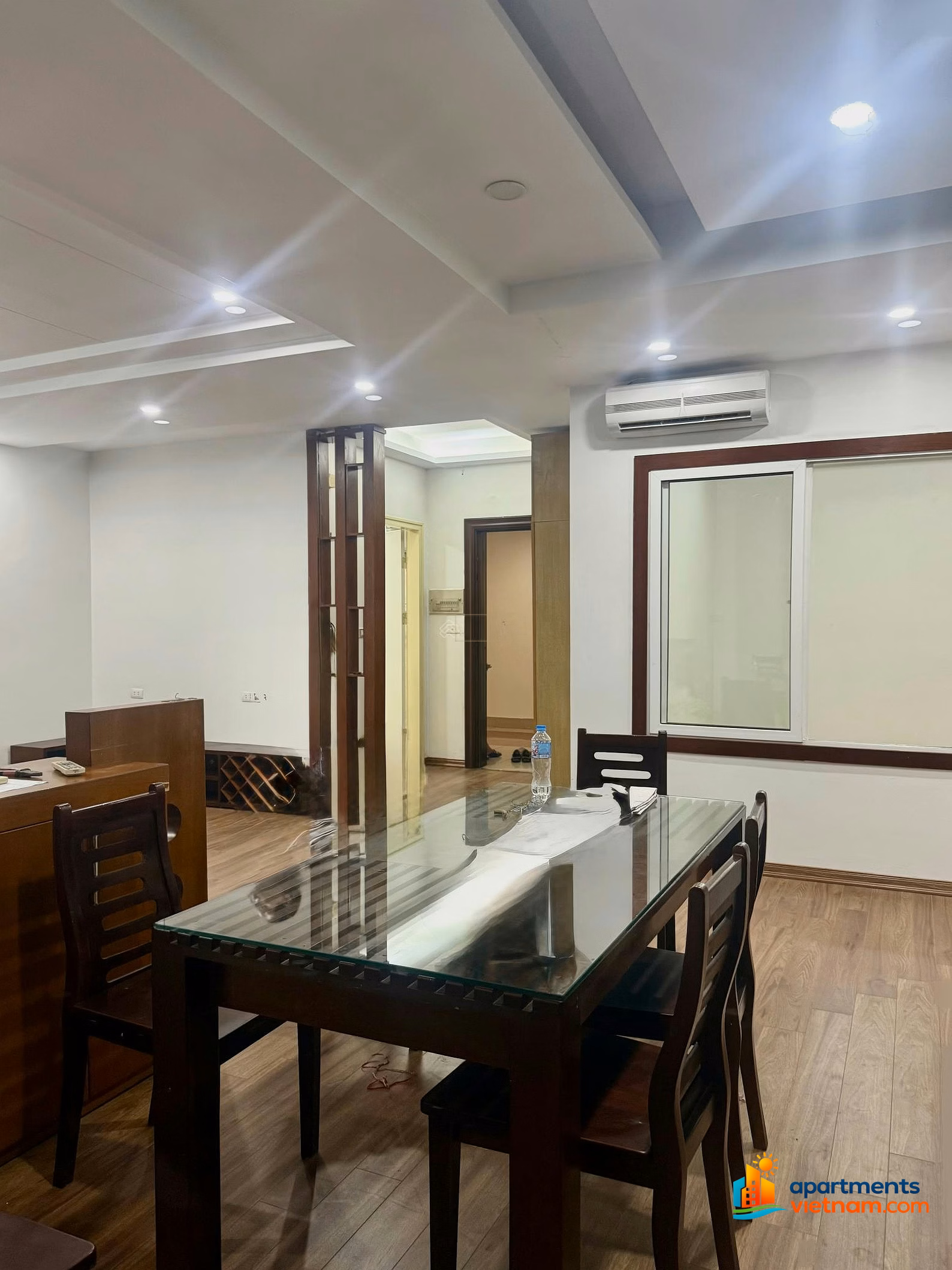 Apartment for rent at 15-17 Ngoc Khanh Giang Vo, Ba Dinh - 115m2 - 2 bedrooms, 2 bathrooms - Parking slot 1.5 million/month