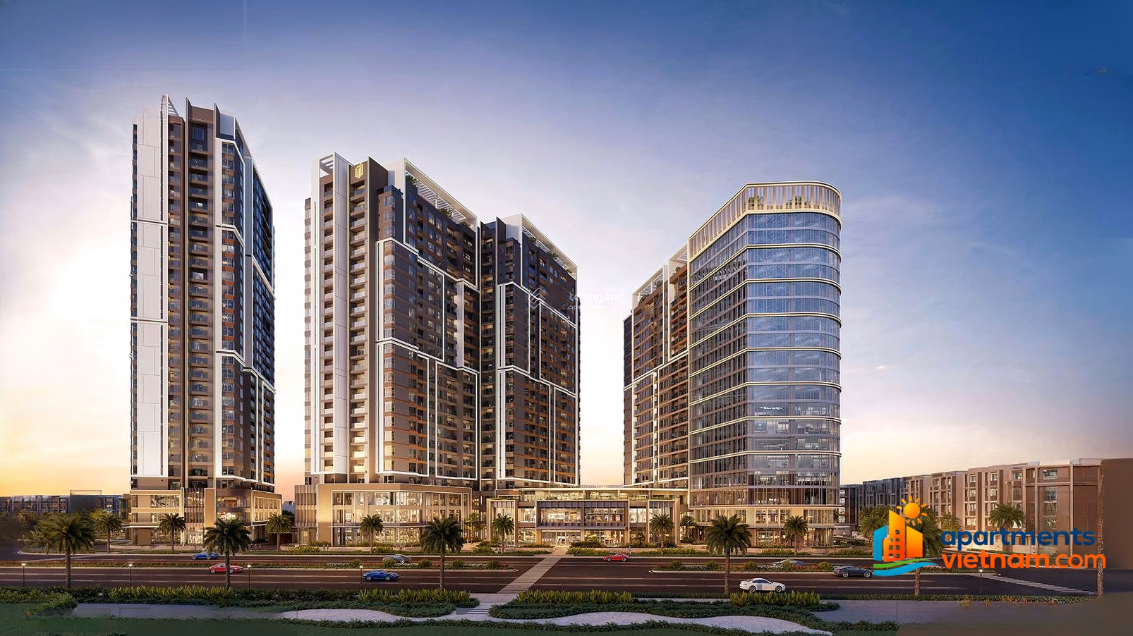 Selling 3-bedroom corner apartment 93.6m² high floor Sky View | Get house Q3/2028 | Interest rate support
