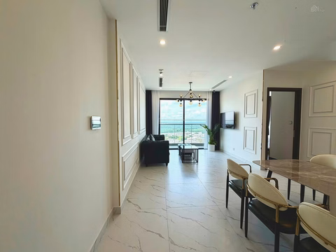 Apartment for rent with 3 bedrooms, 2 bathrooms, 90m2 at Vinhomes Grand Park, 35 million VND, beautiful, many amenities