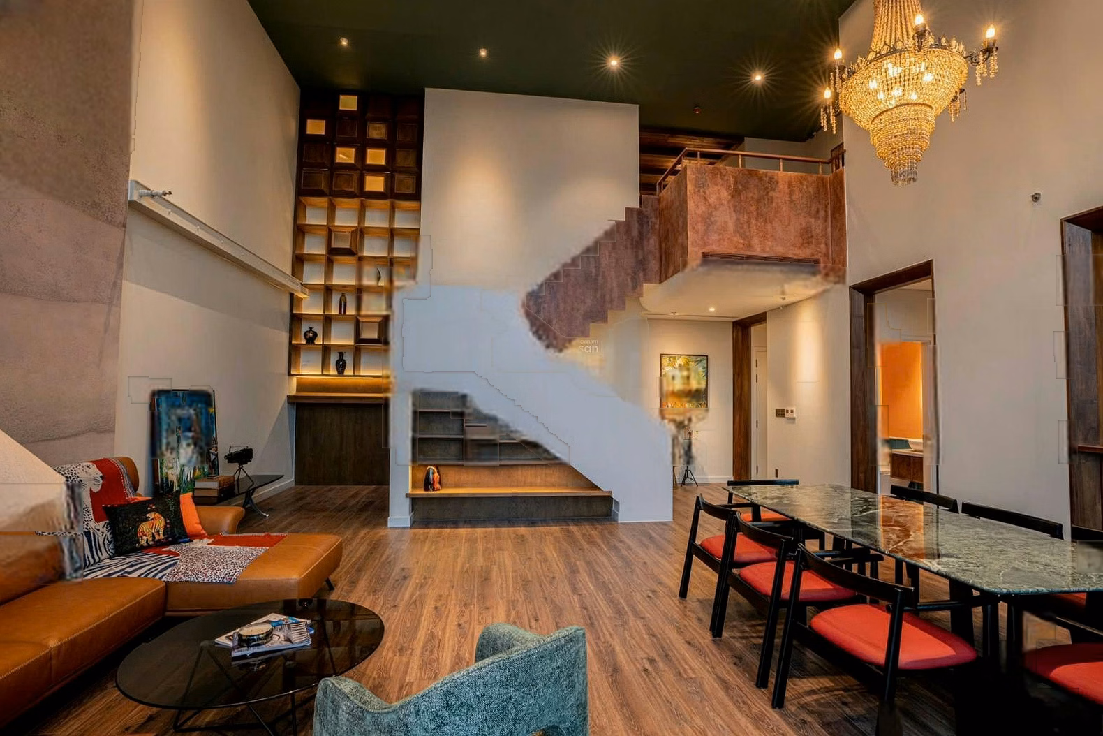 Penthouse for rent in Vista Verde Thanh My Loi, 439m2, 5 bedrooms, 5 bathrooms, price 150 million, key included, ready to see the house
