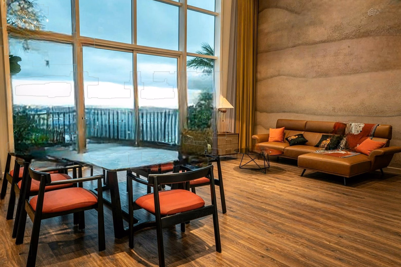 Penthouse for rent in Vista Verde Thanh My Loi, 439m2, 5 bedrooms, 5 bathrooms, price 150 million, key included, ready to see the house