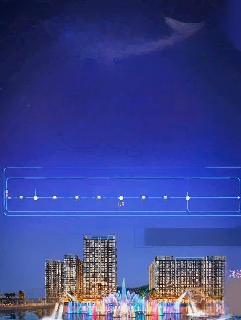 Studio apartment with fireworks view - Japanese garden hot mineral pool view The Fest 2 - Charmora City from only 1.6 billion