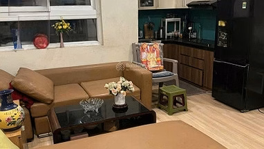 One of the few! 2-bedroom apartment 60m2 CT12 Kim Van Kim Lu, full of luxury furniture. Rental price 7 million/month