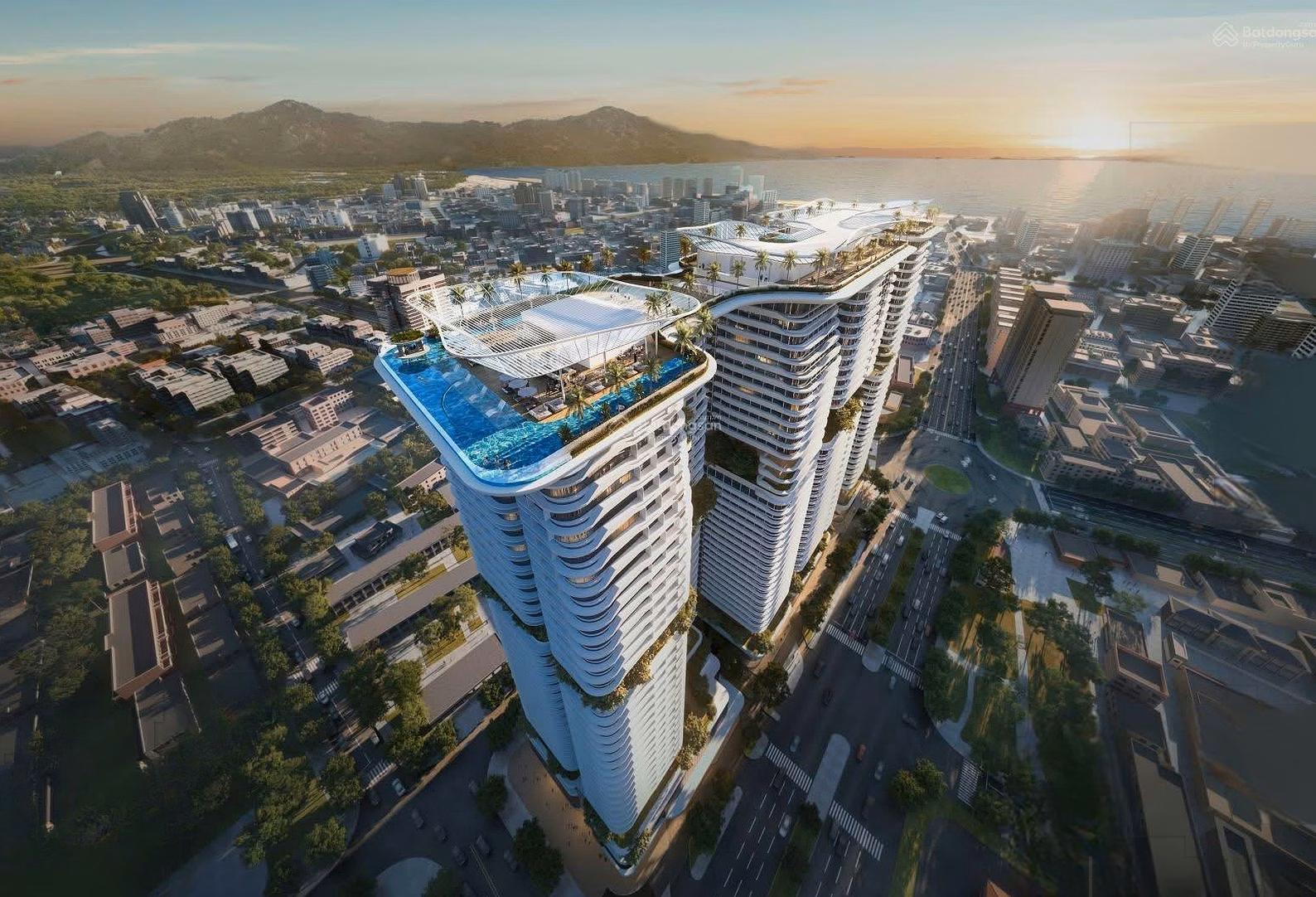The iconic Penthoues apartment in Da Nang is nearly 400m2 - at The legend, worthy of being the owner of a single apartment.
