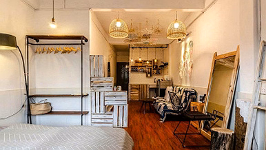 Apartment for rent in Nguyen Thai Binh 30m2 - 7.5 million/month