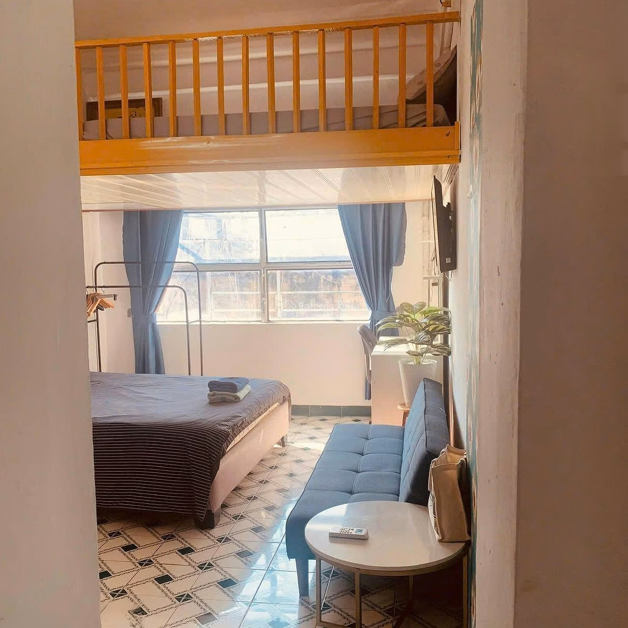 Apartment for rent in Nguyen Thai Binh 30m2 - 7.5 million/month