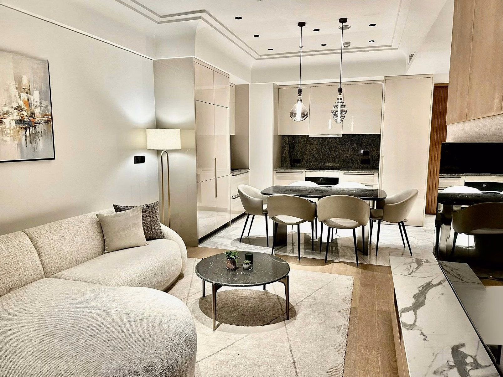 Price 135 million/month apartment 3 bedrooms - 2 bathrooms full area Sea building - JW Marriott 117m2 view of SG river, direct fireworks