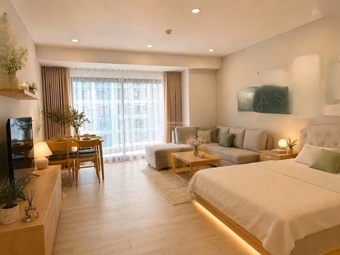 Gold Coast Nha Trang studio apartment for rent, 16 million VND, 51m2, 1WC, beautiful, many amenities