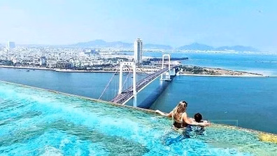 Apartment for rent with 1 bedroom+ full furniture, high floor at Panoma 1 Da Nang, good price